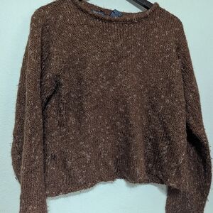 WIND RIVER Burnt Orange Soft Knit Pullover Sweater Women's M/L Indie Grunge